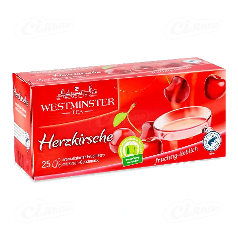 Чай фруктовий Westminster в асортименті, 25*3г