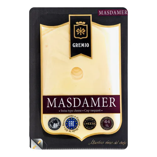 Сир 44% твердий Masdamer Gremio лоток 0.15кг