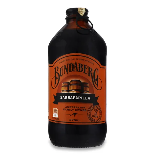 Напій Bundaberg Sarsaparilla безалкогольний сильногазований,0,375л