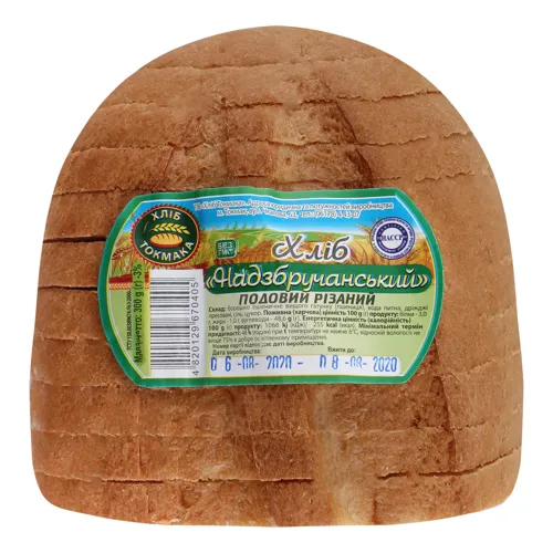 Хліб подовий нарізний Надзбручанський Хліб Токмака м/у 300г