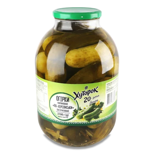 Мариновані Огірки По-Херсонськи, с/б, 3100г