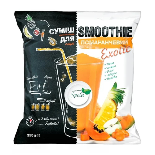 Суміш Spela Екзотик для помаранчевого смузі заморожена 350г