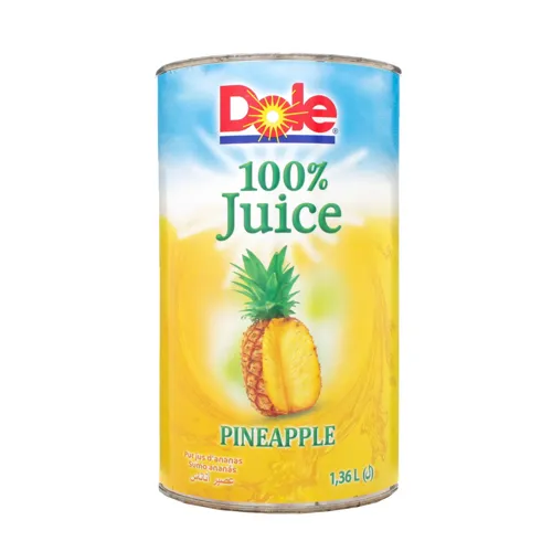 Сік ананасовий натуральний Dole з залізної банки 1.36л