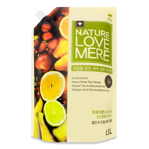 Кондиціонер Для Прання Дитячого Одягу З Екстрактом Фруктів NatureLoveMere 1300мл