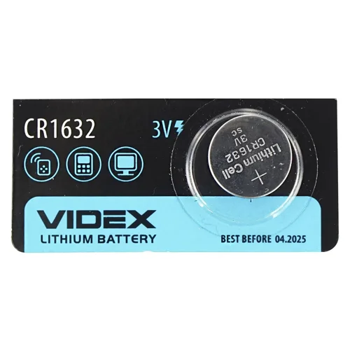 Батарейка Videx літієва CR1632 1шт