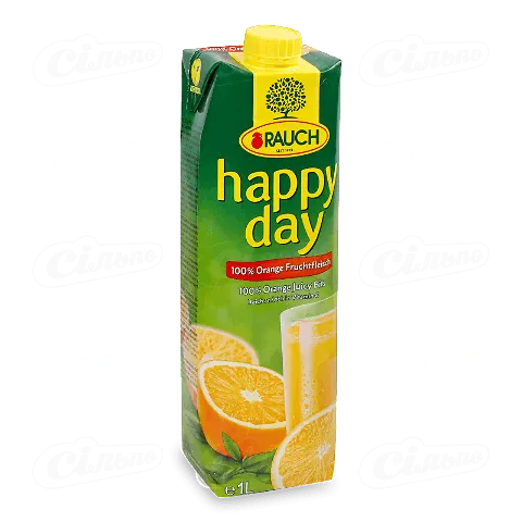 Нектар Happy Day апельсин з м'якоттю, 1л