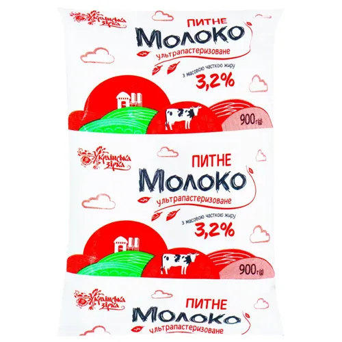 Молоко Українська Зірка 3,2% 900г