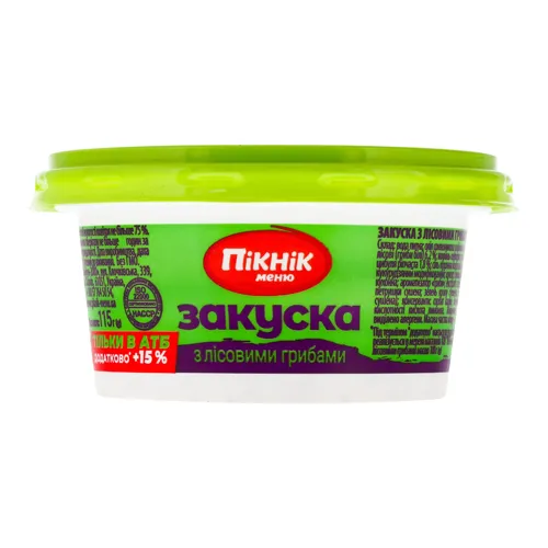 Закуска з лісовими грибами Пікнік меню 115г