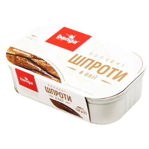 Шпроти в олії BANGA ж/б 120г