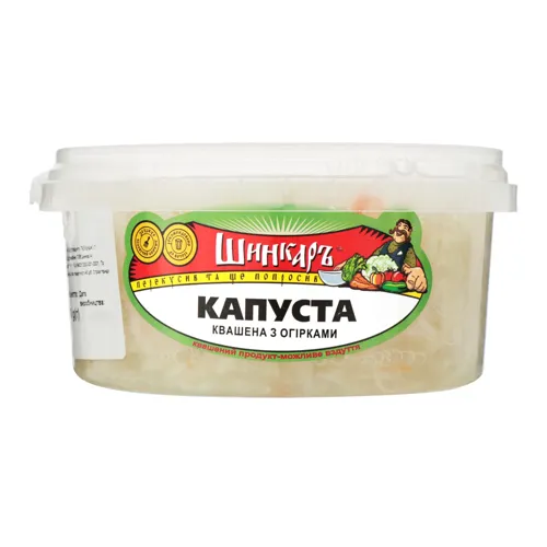 Капуста квашена з огірком Шинкаръ п/у 400г