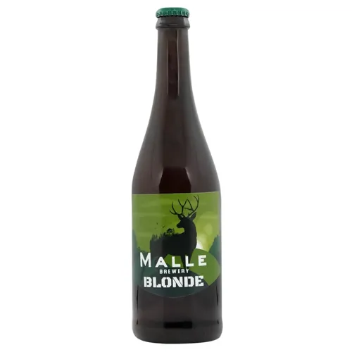 Пиво Malle Blonde світле нефільтроване 5,8% 0,75л