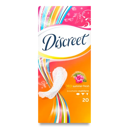 Щоденні Прокладки Summer Fresh Discreet, 20 шт