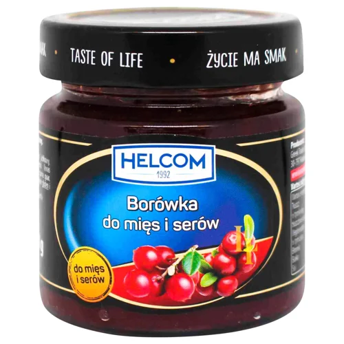 Соус Helcom Брусниця до м'яса та сиру 210г