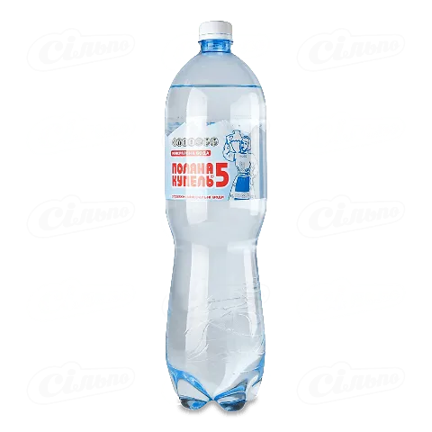 Вода мінеральна «Алекс» «Поляна Купель» 5 сильногазована, 1,5л