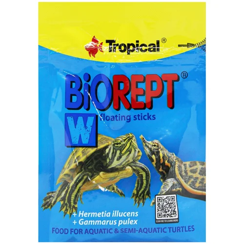 Корм сухий Tropical Biorept W для земноводних та водних черепах 20г