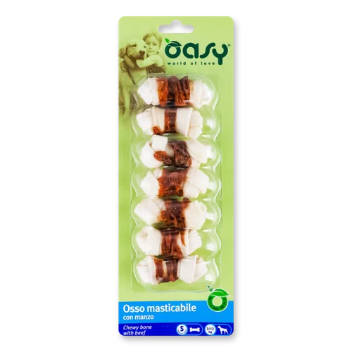 Ласощі Для Собак З Яловичиною, Жувальна Кісточка, Oasy, П/у, 85г