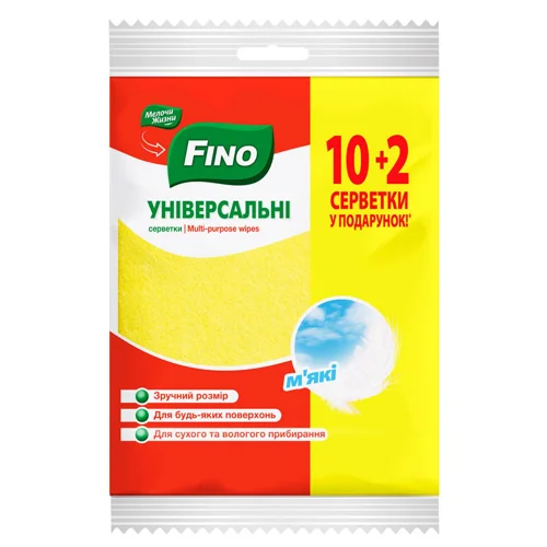 Серветки кухонні Fino універсальні 12шт