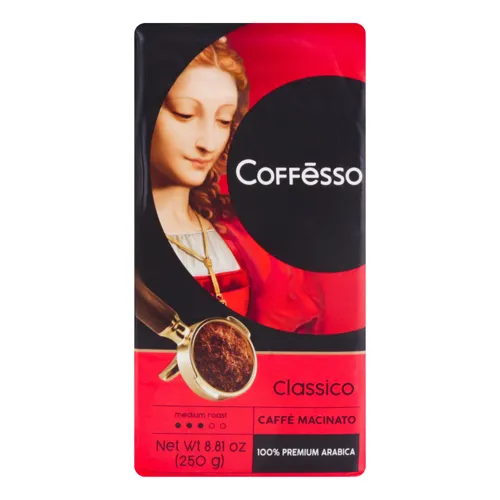 Кава мелена натуральна смажена Classico Coffesso вищого ґатунку 250г