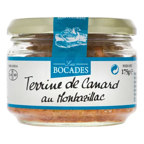 Паштет з м'ясом качки Терін з вином Монбазілак Les Bocades с/б 175г
