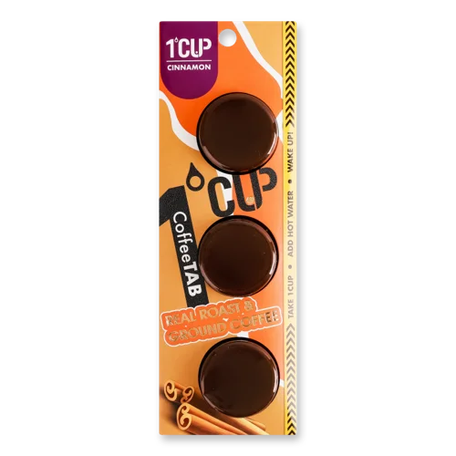 Кава Натуральна Смажена Мелена Cinnamon, к/у 3х7.5г