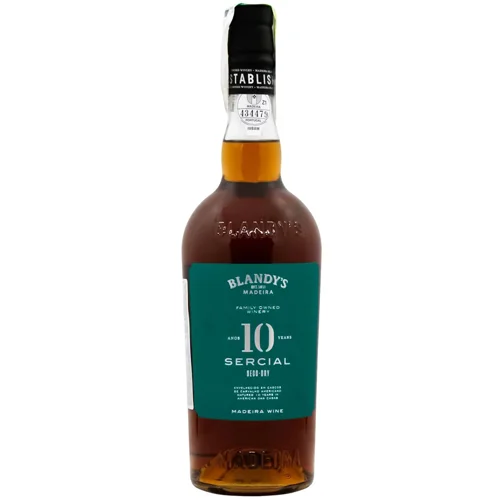 Вино Blandy's 10 Years Old Sercial кріплене біле сухе 19% 0,75л
