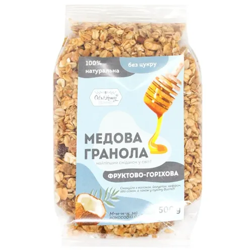Гранола Oats&Honey фруктово-горіхова 500г
