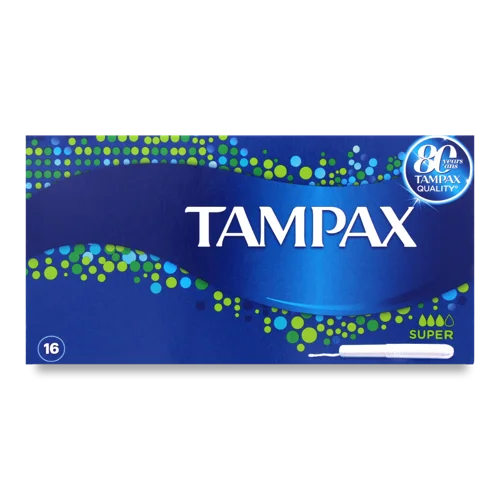 Тампони Super Tampax Вищого Ґатунку 16 шт