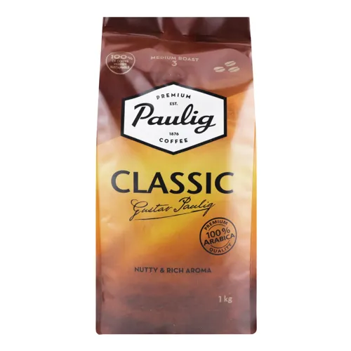 Кава натуральна смажена в зернах Classic Paulig м/у 1кг