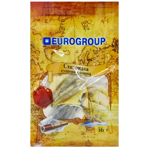 Ставридка Eurogroup солоно-сушена 36г