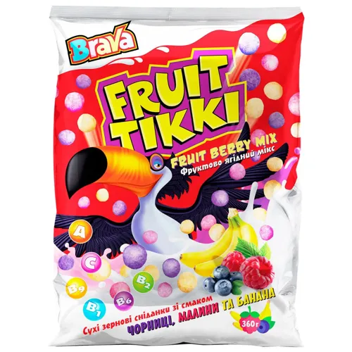 Сніданок Brava Fruit Tikki фруктово-ягідний 360г