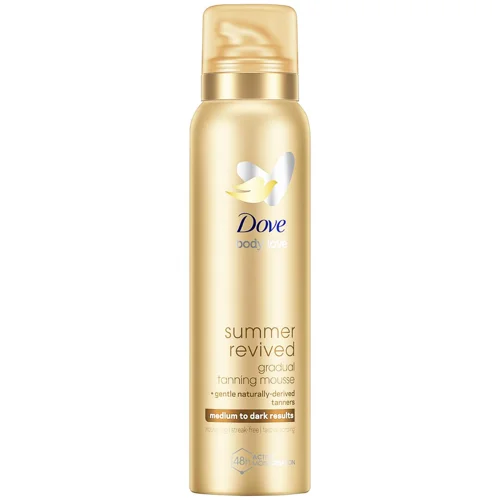 Мус-автозасмага для тіла Dove Summer Revived від середнього до темного 150мл