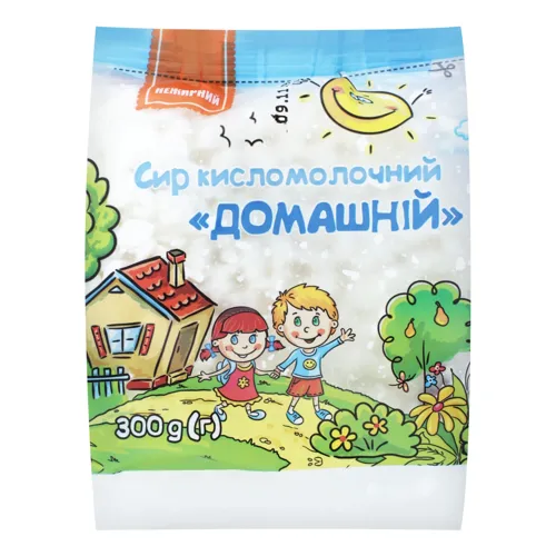 Сир кисломолочний 0% Домашній Богодухівський молзавод м/у 300г