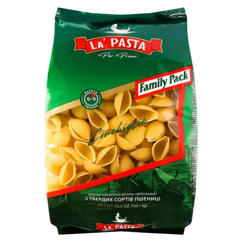 Вироби макаронні «La Pasta Per Primi» Конхільє 750г