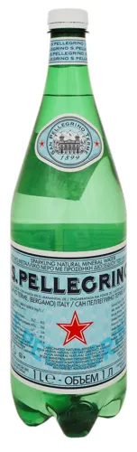 Вода мінеральна S.Pellegrino газована 1л