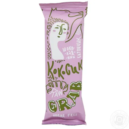 Батончик Grab Кокосик в глазурі з керобу 40г