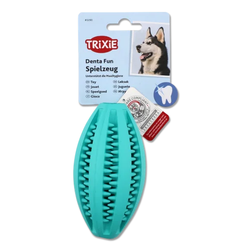 Іграшка для Зубів Собак Регбі Denta Fun, 11.5см, №3290, М'яч, Триксі, 1шт