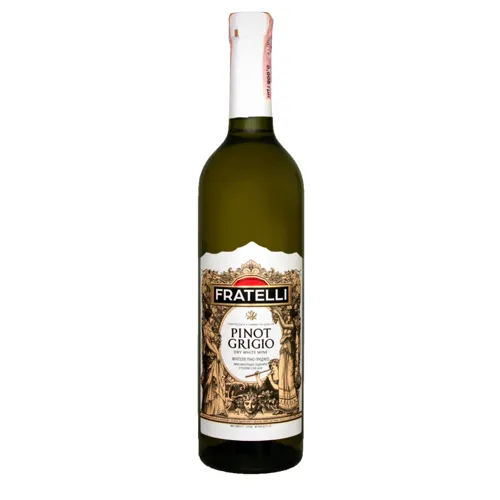 Вино 0.75л 11-12% біле сухе Pinot Grigio Fratelli пл