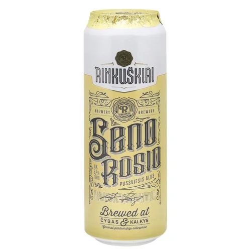 Пиво Rinkuskiai Seno Rusio темне 5,4% 0,568л