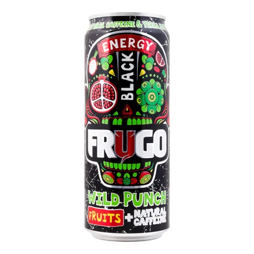 Напій енергетичний Frugo Black Wild Punch з/б 0,33л