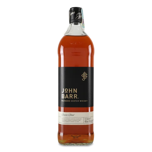 Віскі Купажоване Шотландське Reserve Blend John Barr, 1л, 40% в/ґ