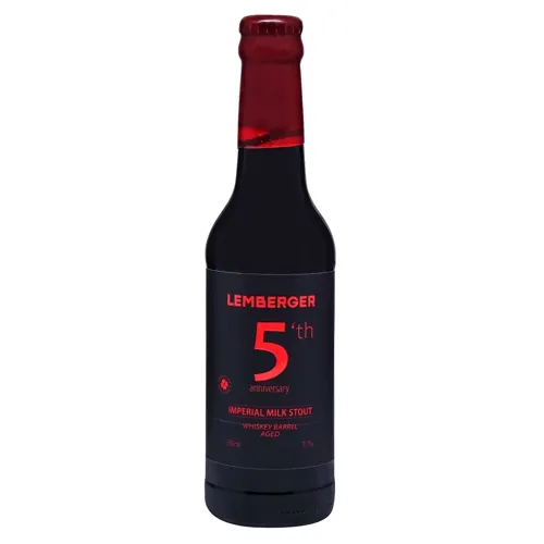 Пиво Lemberger Imperial milk stout Whiskey Barrel Aged темне нефільтроване 0,33л