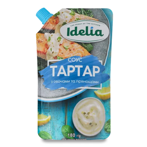 Соус Овочевий З Прянощами Тартар Idelia, д/п, 180г