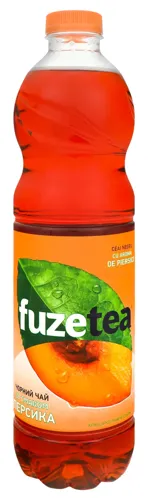 Напій безалкогольний негазований Чорний чай зі смаком персика Fuzetea п/пл 1.5л