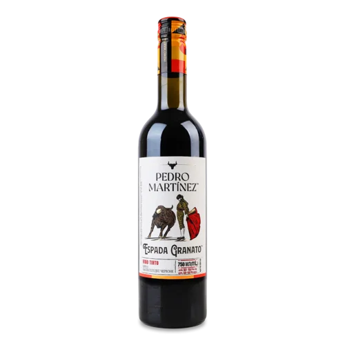 Вино Червоне Напівсолодке В/ґ Espada Granato Pedro Martinez, 750мл, 9-13%