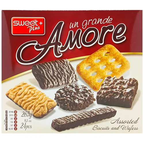 Печиво Sweet Plus Un Grande Amore Асорті 265г