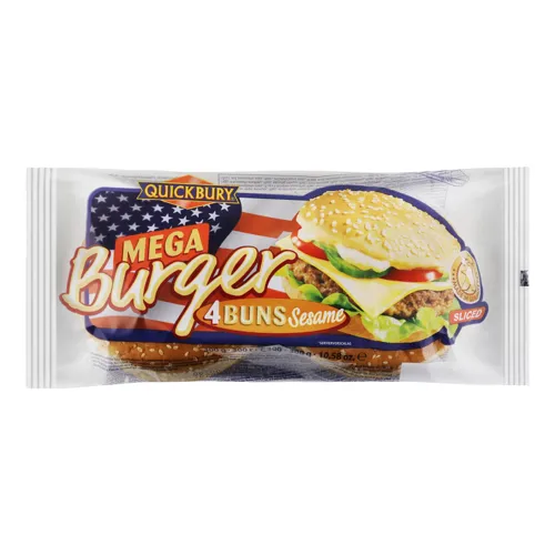 Булочка Квікбері 300г для бургерів з сезамом