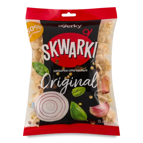 Шкварки Original ОбJerky, м'ясо сушене, м/у, 50 г
