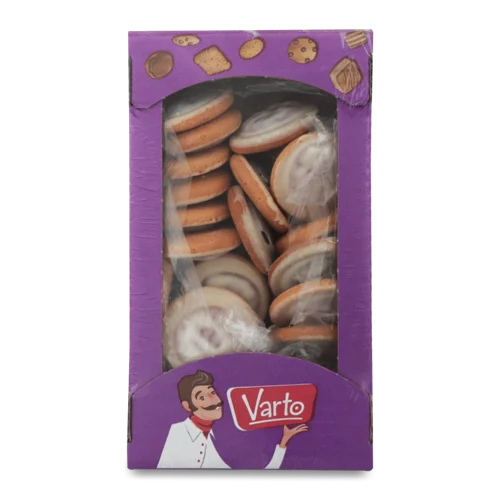 Печиво Здобне В Глазурі З Желе Зі Смаком Смородини, В/ґ, К/у 350г