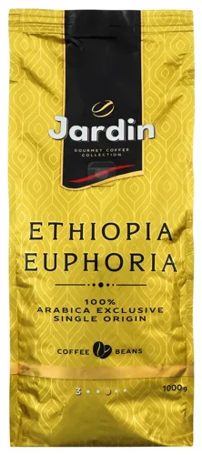Зерновий кави «Ethiopia Euphoria» 1000х8, Жардин ОУ