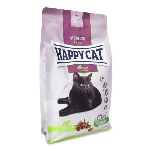 Корм Для Котів Happy Cat Sterilised Weide Ягнятина, В/ґ, 1г